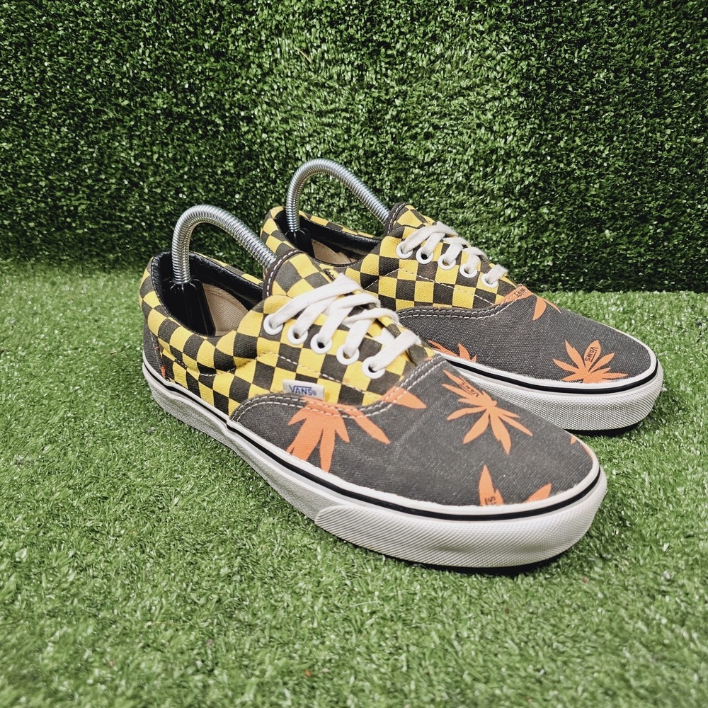 VANS Era Van Doren Off the‎ Wall Orange Palm Athletic Skate Sneakers Mens Size 8